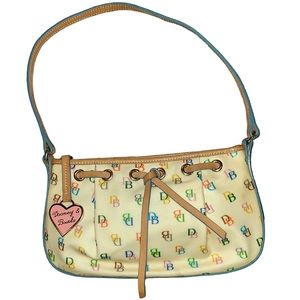 Dooney & Bourke y2k White Monogram Shoulder Bag